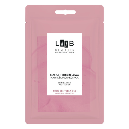 LAAB 100% Centella B12 maska hydrożelowa nawilżająco-kojąca 1szt.