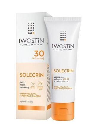 Iwostin Solercin Lekki krem ochronny SPF 30 50 ml