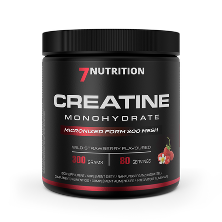 7Nutrition Creatine Monohydrate 300g Wild Strawberry
