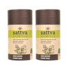 Zestaw: 2x Sattva - Henna Naturalna ziołowa farba do włosów Ciemny Brąz 150g