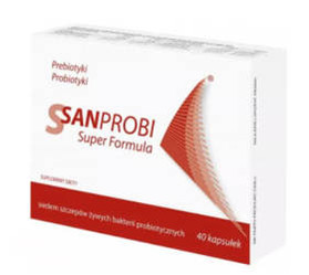 Sanprobi SANPROBI SUPER FORMULA, probiotyk 40 kaps.