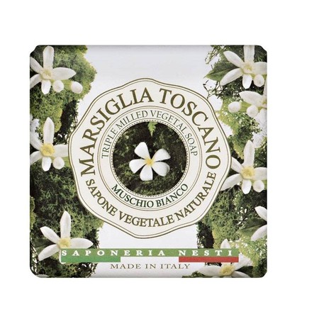Marsiglia Toscano Muschio Bianco naturalne mydło toaletowe 200g