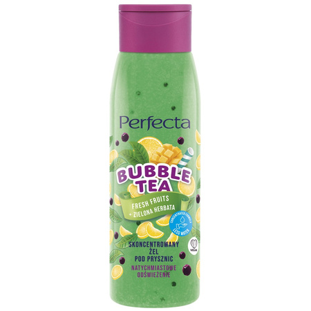 Bubble Tea skoncentrowany żel pod prysznic Fresh Fruits + Zielona Herbata 400ml