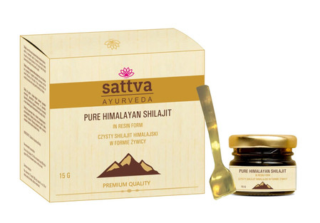 Sattva Shilajit Himalajski oczyszczona żywica mumio 15 g