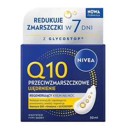 Q10 Przeciwzmarszczkowe ujędrnienie regenerujący krem na noc 50ml
