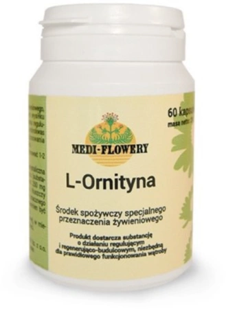 MEDI-FLOWERY L-Ornityna 250mg - 60kaps. 
