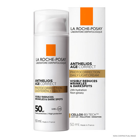 La Roche-Posay Anthelios Age Correct SPF50+ Fotoprotekcja lekki krem 50 ml