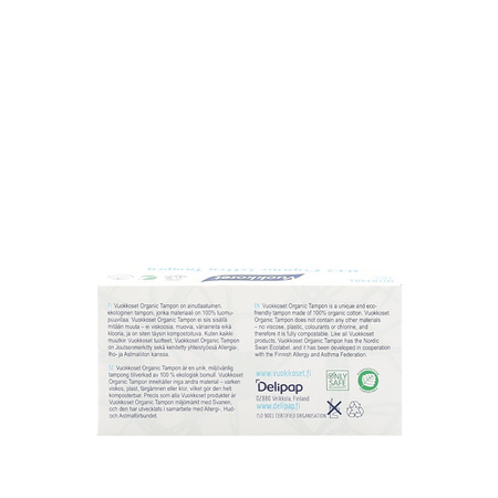 Vuokkoset, BIO, Tampony NORMAL, 16 szt.