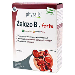 Physalis Żelazo + Witamina B12 Forte 45 tabl.