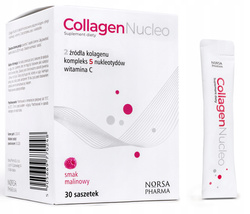 Norsa Pharma Collagen Nucleo mix kolagenów 30 saszetek smak malina