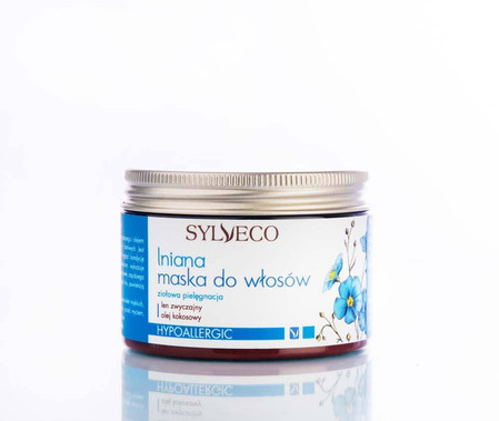 Sylveco - Lniana maska do włosów - 150 ml KRÓTKA DATA 11/2023