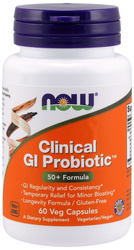 Now Foods Clinical GI Probiotic Priobiotyk 60 kaps. vege
