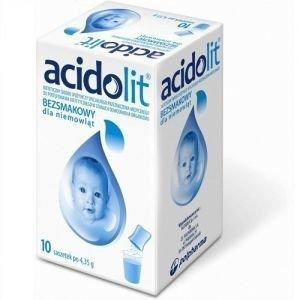 ACIDOLIT bezsmakowy dla niemowląt 10 saszetek