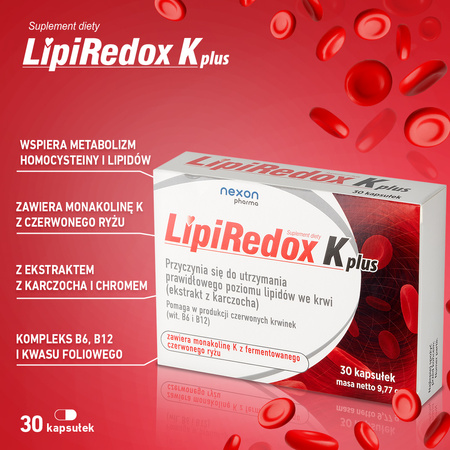 Nexon Lipiredox K Plus 30 kaps.
