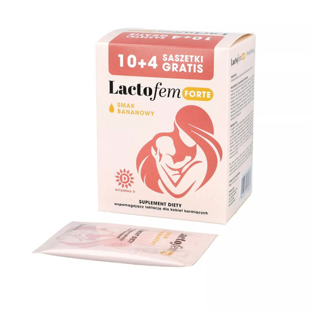 PharmaDot LACTOFEM FORTE 14 sasz. smak banan