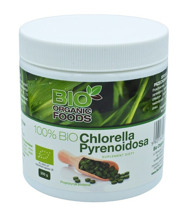 BIO ORGANIC FOOD 100% BIO Chlorella Pyrenoidosa