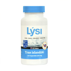 Lysi Tran islandzki Lýsi 500 mg - 120 kaps
