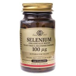 Selenium 100 mcg Selen wspiera zdrowe włosy skórę i paznokcie 100 tabl. vege