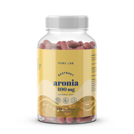Pure Lab Ekstrakt z aronii 400 mg, 170 kaps