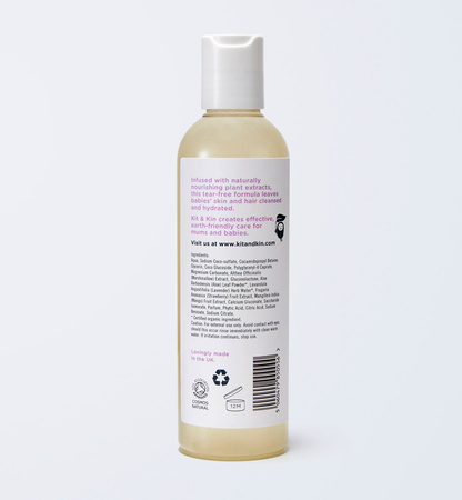 Kit and Kin, Organiczny Żel do Mycia 2w1 do Ciała i Włosów Maluszka, 250ml