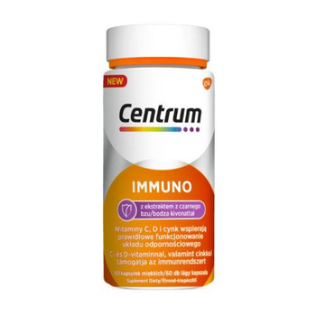 Centrum Immuno z ekstraktem z czarnego bzu 60kaps