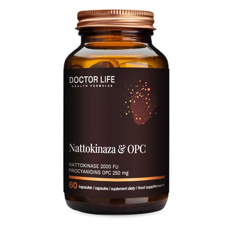 Doctor Life Nattokinaza & OPC 60 kaps.