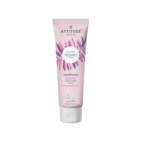 Attitude SUPER LEAVES™, Odżywka nawilżająca do włosów suchych, Quinoa i Jojoba, 240 ml