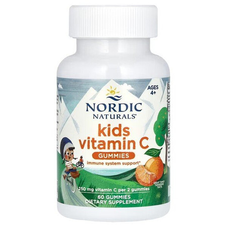 Nordic Naturals Kids Vitamin C na wsparcie odporności 60 żelek