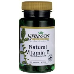Swanson Witamina E Naturalna 400 Iu 100 K