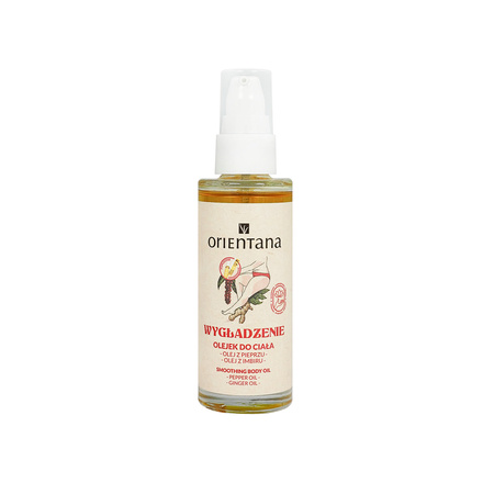 Orientana Olejek do ciała Wygładzenie Olej z pieprzu Olej z imbiru 50ml