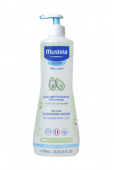 MUSTELA Woda oczyszcz. b/spłuk. 750 ml