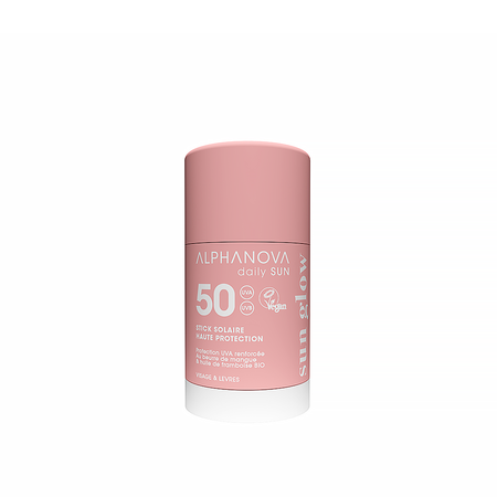 Alphanova, Daily Sun - Sun Glow, sztyft z filtrem SPF50, 17 ml