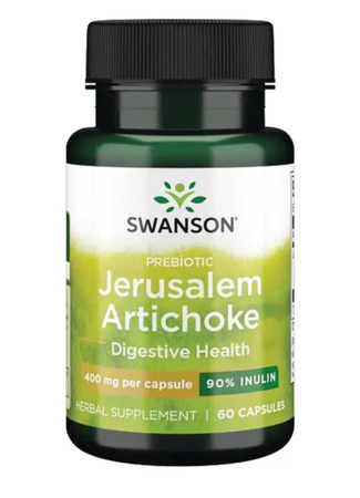 Swanson − Jerusalem Artichoke, słonecznik bulwiasty 400 mg − 60 kaps.