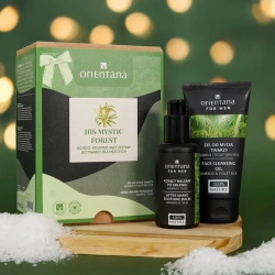 Orientana Xmas Mystic Forest Dfor Him Kojąco - regenerujący zestaw do twarzy dla mężczyzn