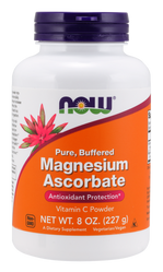 NOW FOODS Buffered Magnesium Ascorbate - Magnez + Witamina C (227 g)