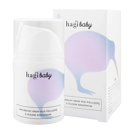 Hagi Baby − Naturalny krem pod pieluszkę z olejem konopnym − 50 ml
