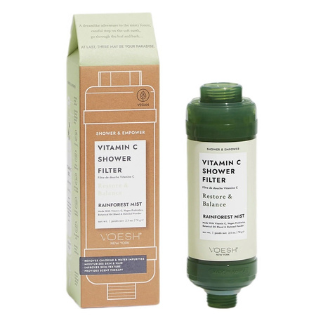 Vitamin C Shower Filter filtr prysznicowy z witaminą C do ciała i skóry głowy Rainforest Mist 70g