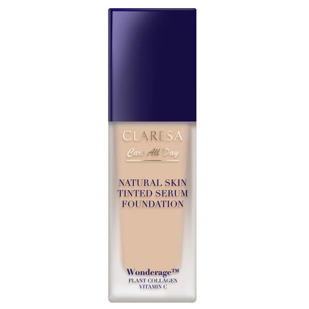 Natural Skin Tinted Serum Foundation podkład-serum z naturalnym wykończeniem 1W Light Warm 32ml