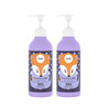 Zestaw: 2x Yope - Naturalny żel pod prysznic dla dzieci Pomarańcza & Jabłko 400ml
