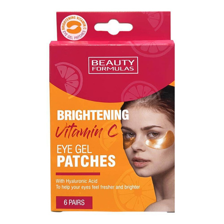 Beauty Formulas Brightening Vitamin C Żelowe Płatki pod oczy 1op.-6par