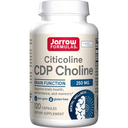 Jarrow Formulas Citicoline CDP Choline, Cytykolina wsparcie pracy mózgu 120 kaps.