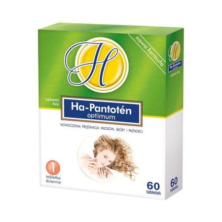 Optimum włosy skóra i paznokcie suplement diety 60 tabletek