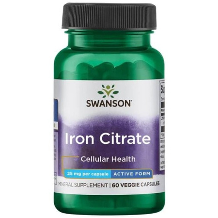 Iron Citrate 25 mg 60 kaps.