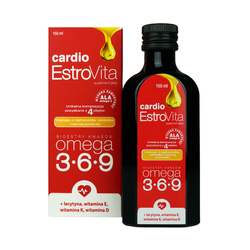 EstroVita Cardio Omega 3-6-9 dla seniorów 150 ml
