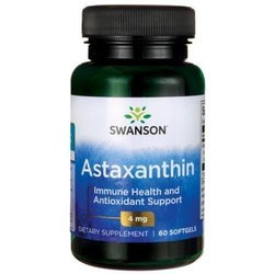 Swanson Astaksantyna 4 Mg 60 K żelowe