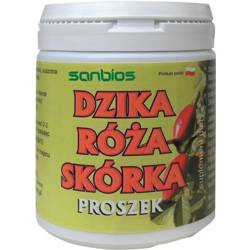 Sanbios − Skórka z dzikiej róży, proszek − 200 g