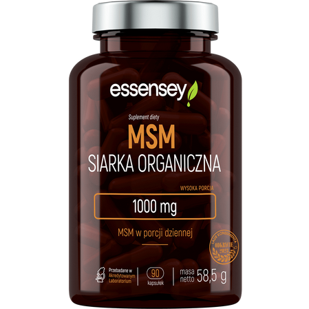 ESSENSEY MSM SIARKA ORGANICZNA 90 kaps.