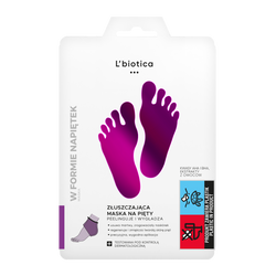 L'biotica Maska złuszczająca na pięty 1 para