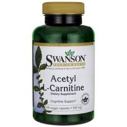Swanson Alc Acetyl L-Karnityny 500 Mg 100 K
