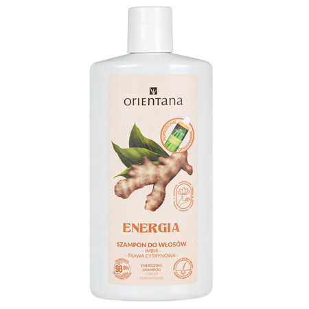 Orientana, Ajurwedyjski szampon do włosów, imbir i trawa cytrynowa, 210 ml